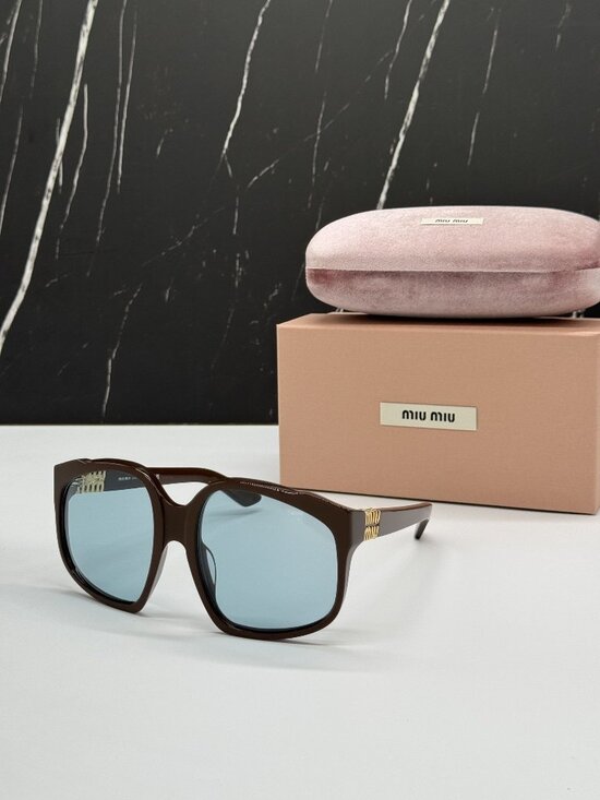 NEW MIU MIU MUA07S 24D20R OVERSIZED MIU MIU SUNGLASSES SMUA 07 24D20R main image 10